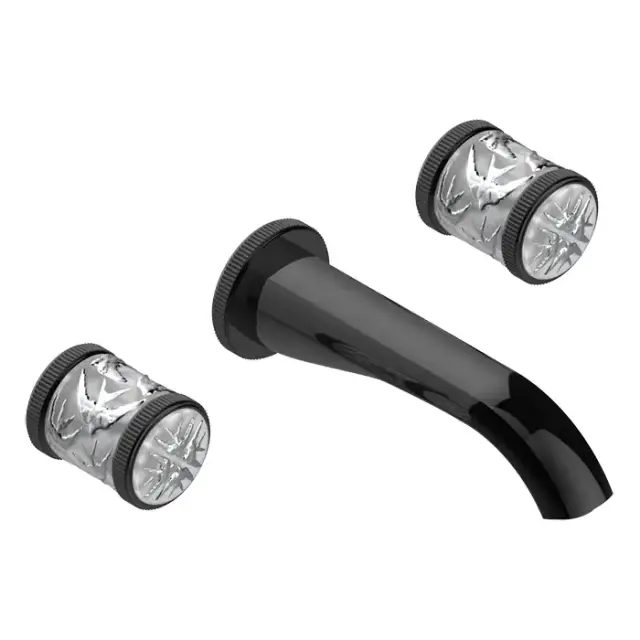 THG Hirondelles Platinum Stamped Смеситель для раковины, встраиваемый, цвет: Brown bronze color PVD