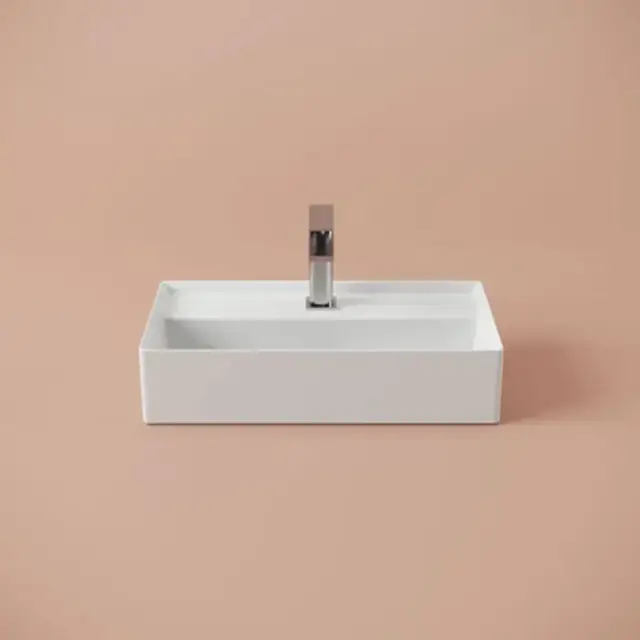 Artceram Scalino Раковина накладная 50х27см, с 1 отв., цвет: белый матовый