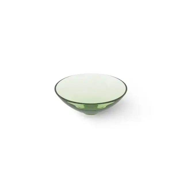 Dea Design Washbasins Раковина 40х40х14см., накладная, без отв., Glasstech, прозрачная смола, цвет: Emerald R3