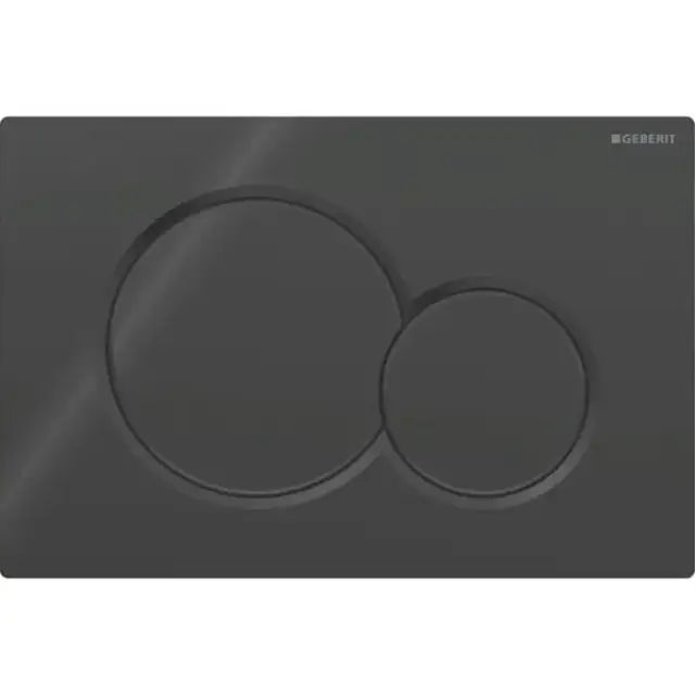 Geberit Sigma01 Клавиша для двойного смыва, круглая: Черный