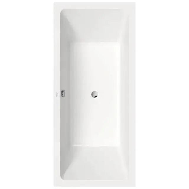 Duravit D.1 Ванна 180х80см., прямоугольная, встроенная, с двумя наклонами спинки, акрил, цвет: белый