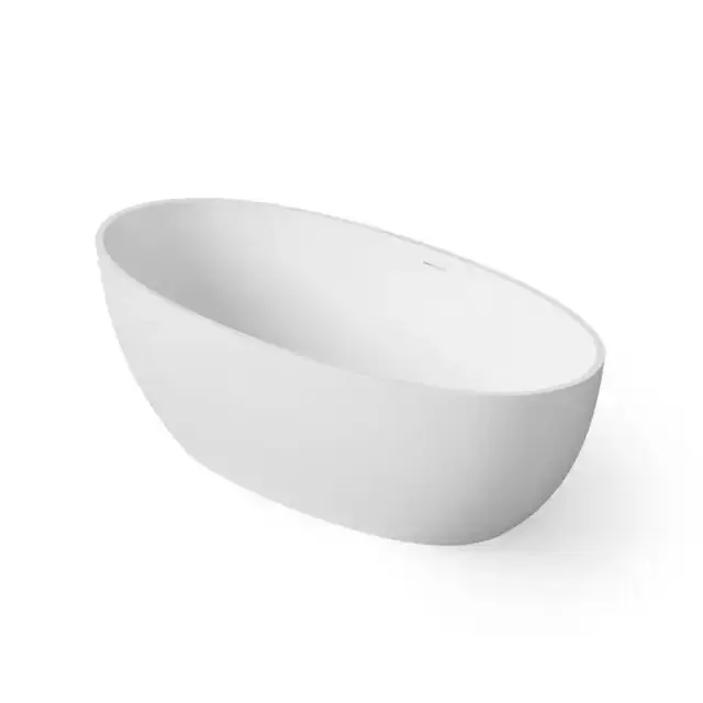 Dea Design Nature Ванна 170х80х55см., отдельностоящая, Solid Surface, цвет: White №18