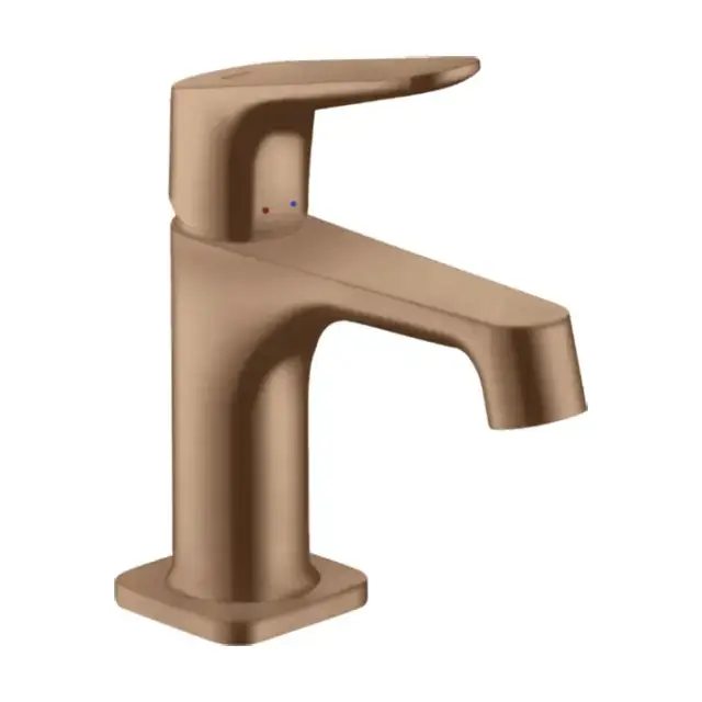 Axor Citterio M Смеситель для раковины 70, на 1 отв., с донным клапаном, цвет: шлифованное красное золото