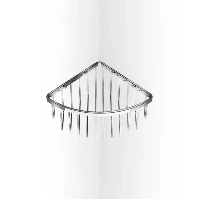 Decor Walther DW 229 Полочка для душа, угловая, подвесная, цвет: хром