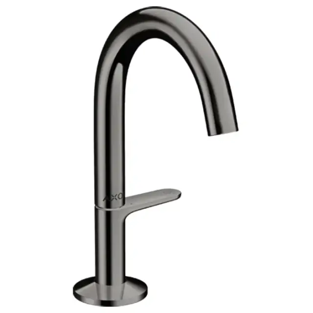 Axor One Смеситель для раковины Sel 140, на 1 отв., с донным клапаном Push-Open, цвет: полированный черный хром