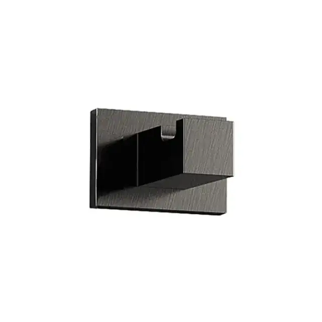 Colombo Look Крючок одинарный LC27, цвет: PVD графит матовый