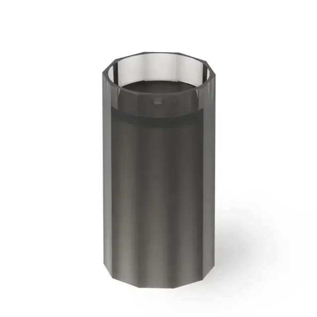 Dea Design Pedestal Basin Раковина 48х45.6х90см., напольная, без отв., Glasstech, прозрачная смола, цвет: Smoky Black R4