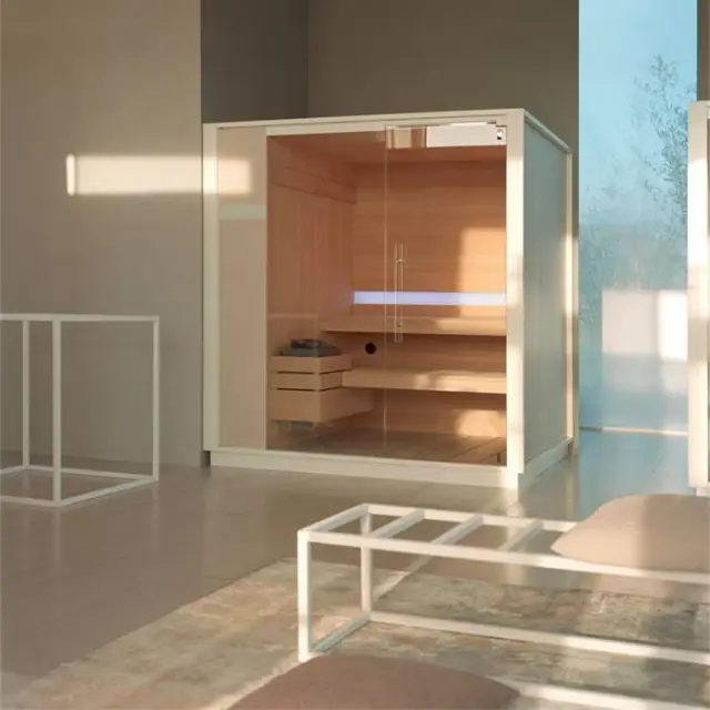 Effegibi One S Сауна 214x171x226см, в нишу, цвет: Soft Sand