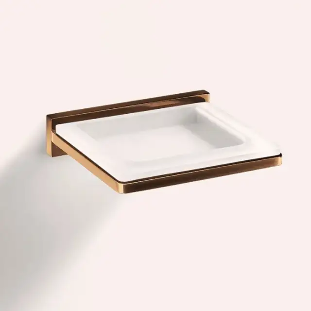 Colombo Look Мыльница подвесная, цвет: PVD Vintage/матовое стекло