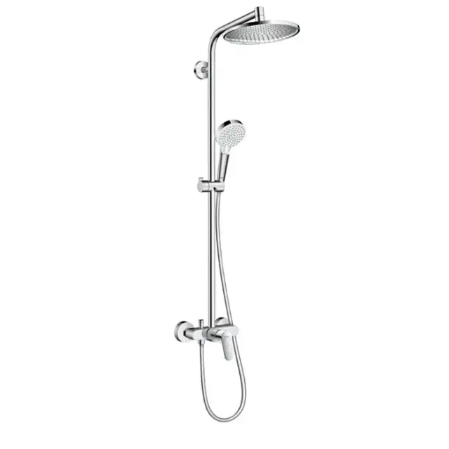 Hansgrohe Crometta S 240 SHP Душевая система 102см, с верхним Ø240мм., ручным дешем и однорычажным смесителем, цвет: хром ЦЕНА по АКЦИИ