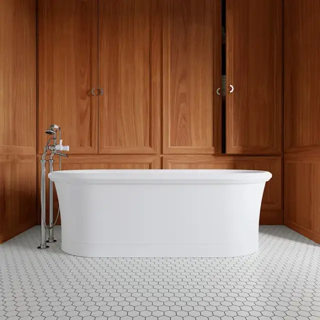 Devon&Devon Celine White Ванна отдельностоящая 176х89хh60см, материал: white teс plus, цвет: белый