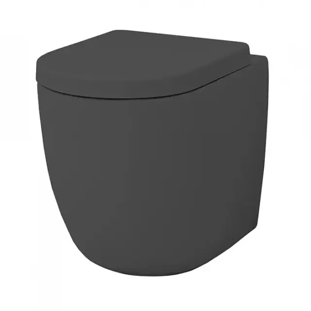 Artceram File Унитаз напольный Rimless 36x52 см, цвет: черный