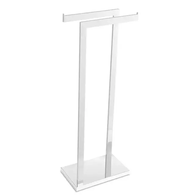 3SC SK Напольная стойка с 2 полотенцедержателями, 83см, цвет: белый матовый