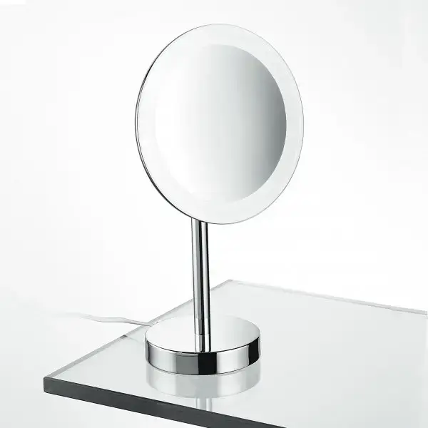 Colombo Complementi Зеркало косметическое, настольное, х3, цвет: хром