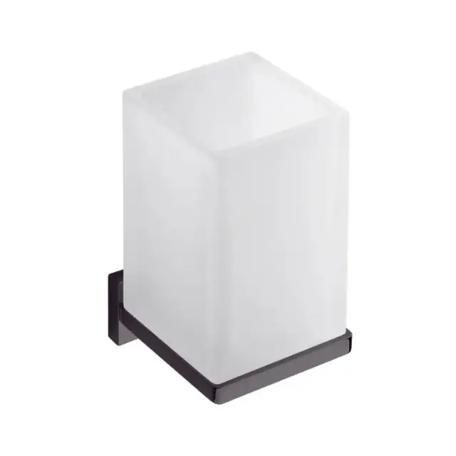 Colombo Look Стакан подвесной, цвет: PVD графит полированный/матовое стекло