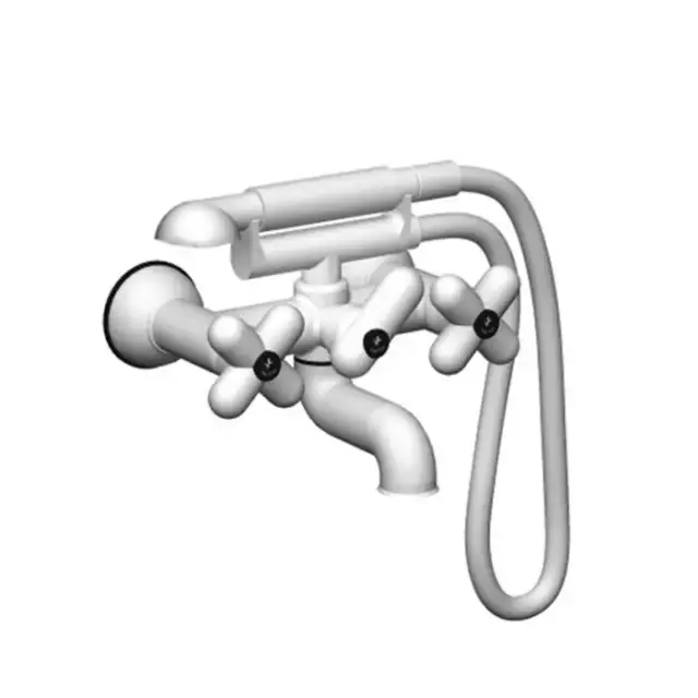 Fantini I Balocchi Смеситель для ванны, настенный, цвет: белый матовый