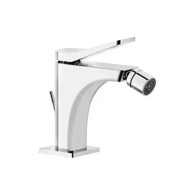 Gessi Rilievo Смеситель для биде на 1 отв., с донным клапаном излив 114мм, цвет: хром