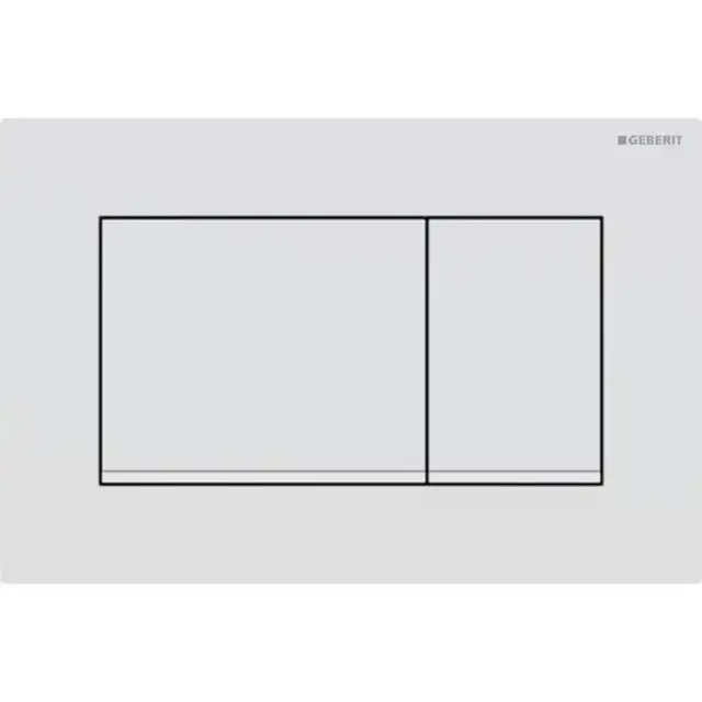Geberit Sigma20 Клавиша для двойного смыва, квадратная, цвет: белый матовый