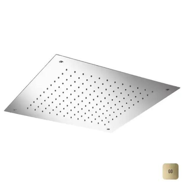 Almar Temptation Square Верхний душ 50х50см., потолочный, встраиваемый, 1 режим, цвет: Gold Polished PVD