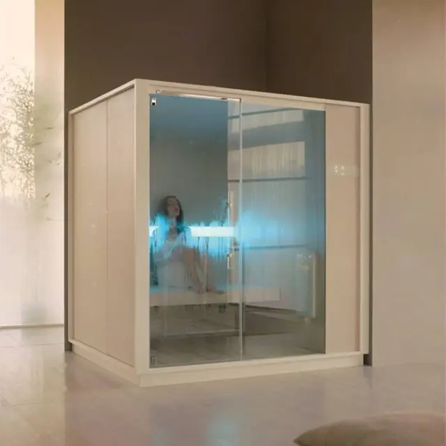 Effegibi One H Filo Сауна 214x171х217см, в нишу, цвет: White Cloud