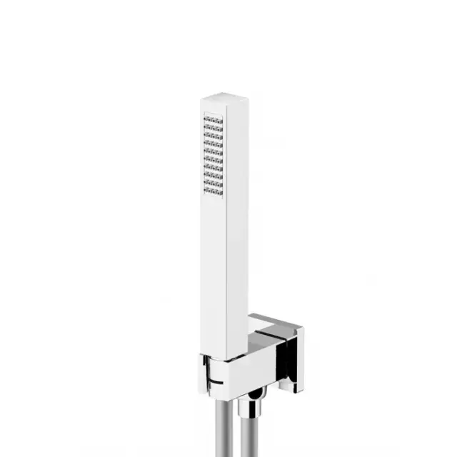 Gattoni PD Набор для душа: душевая лейка c 1-м режимом, выпуск из стены- держатель душа, шланг 150см, цвет: хром