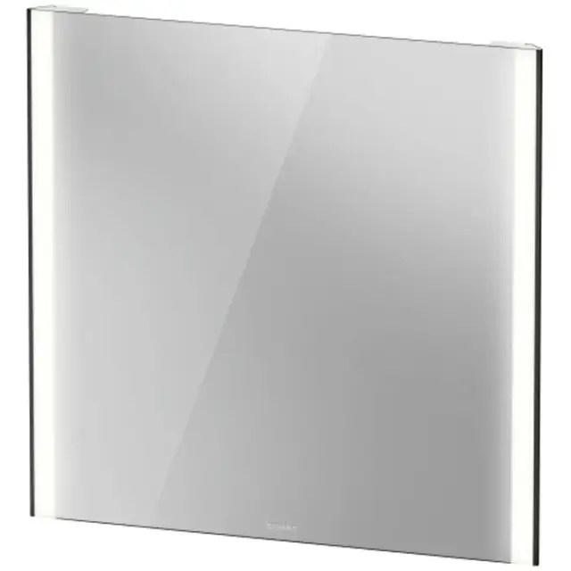 Duravit XViu Зеркало с подсветкой 82x80см, сенсорное управление, цвет: черный матовый