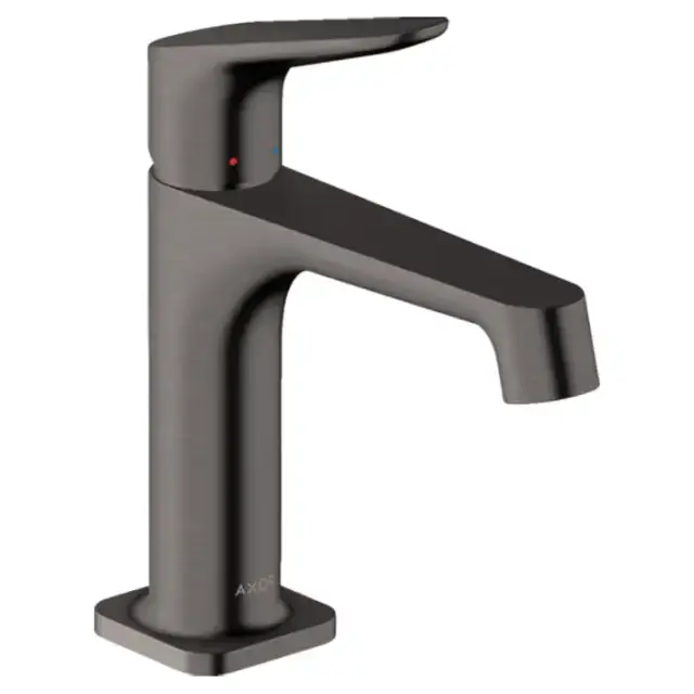 Axor Citterio M Смеситель для раковины 100, на 1 отв., с донным клапаном, цвет: шлифованный черный хром