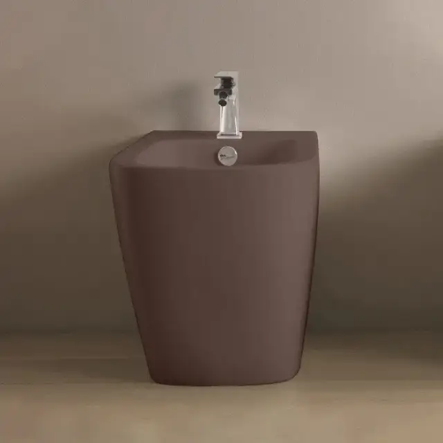Artceram A16 Биде напольное 36х52 см, 1 отверстие, цвет: tortora