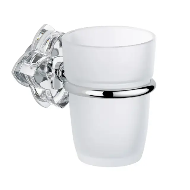 THG Petale De Cristal Clair Стакан стеклянный, подвесной, цвет: хром