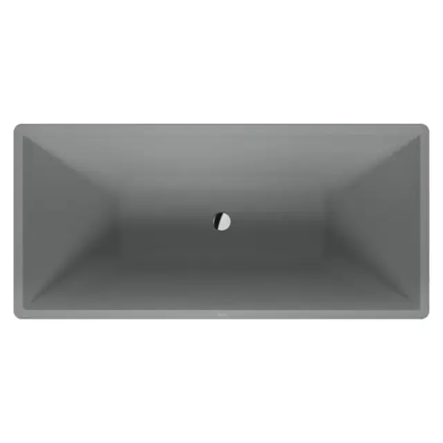 Duravit Vitrium Ванна отдельностоящая 160x75см, с ножками, с2 наклонами для спины, прямоугольная, цвет: светло-серый матовый