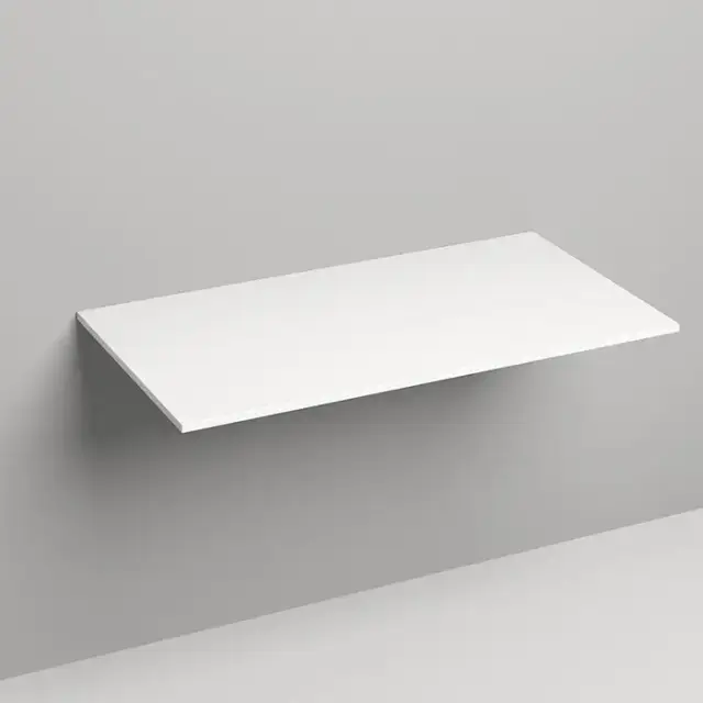 Salini Столешница 100х50х1.5 cм, из материалов S-Stone, цвет: белый матовый