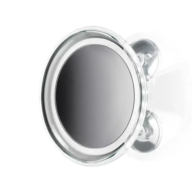 Decor Walther BS 18 Touch L Косметическое зеркало 20см, подвесное, с присосом, подсветка LED, цвет: хром