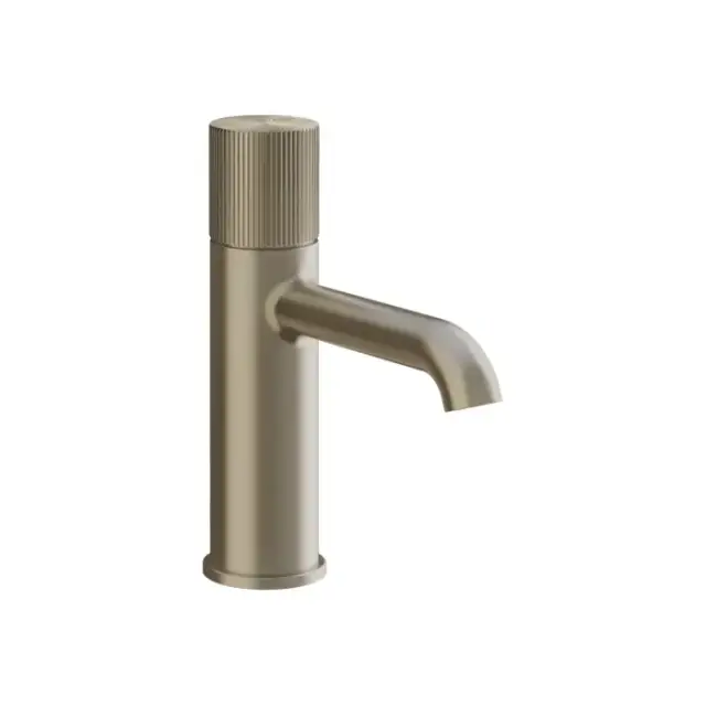 Gessi Habito Rigato Смеситель для раковины, 1 отв., без донного клапана, цвет: Finox Brushed Nickel