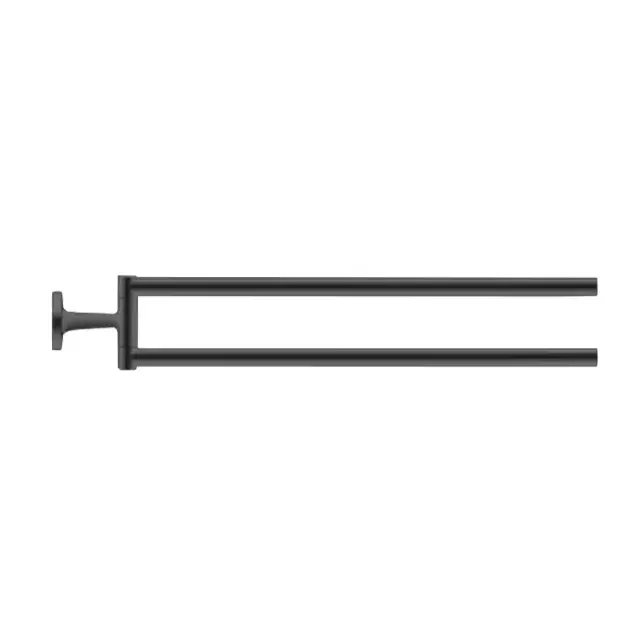 Duravit Starck T Полотенцедержатель двойной 46.5см, подвесной, цвет: черный матовый