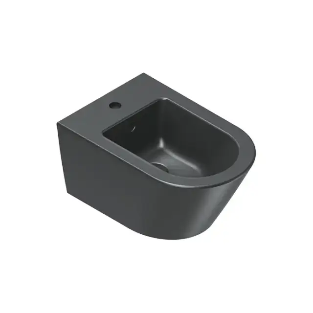 Catalano Zero Биде подвесное 55x35см, с 1 отв., цвет: черный матовый