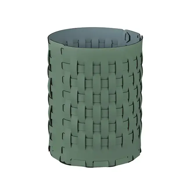 ADJ Корзина Bottega, D20xH25 см., цвет: эвкалипт/небесный