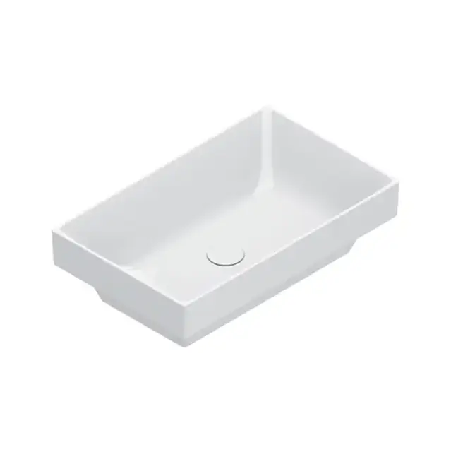 Catalano Zero Раковина 60x37см встраиваемая, без отв., цвет: белый глянцевый