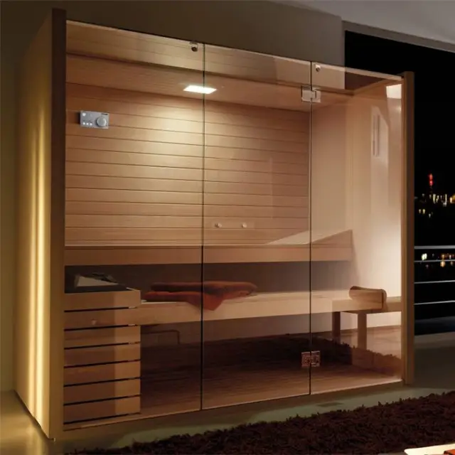 Effegibi Sky 40 Сауна 170x130x201см, пристенная, цвет: канадский хемлок