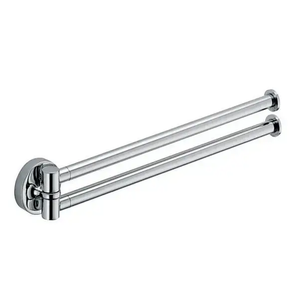 Colombo Plus Полотенцедержатель 34.5см, двойной, цвет: хром