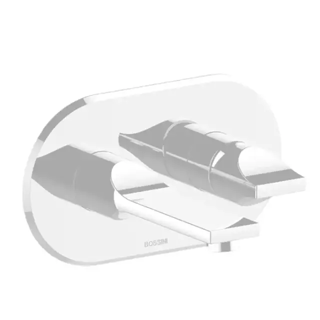 Bossini Apice Смеситель для раковины встраиваемый, однорычажный, излив 180 мм., цвет: белый матовый