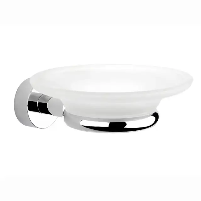 Nicolazzi Minimale Мыльница, подвесная, цвет: хром/белый