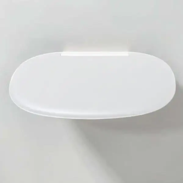 Colombo Complementi Сиденье для душа с креплениями к стене, цвет: белый