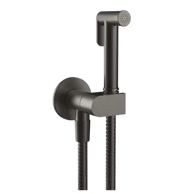 Gessi Origini Гигиенический душ, шланг 125см., цвет: Black Metal Brushed   PVD