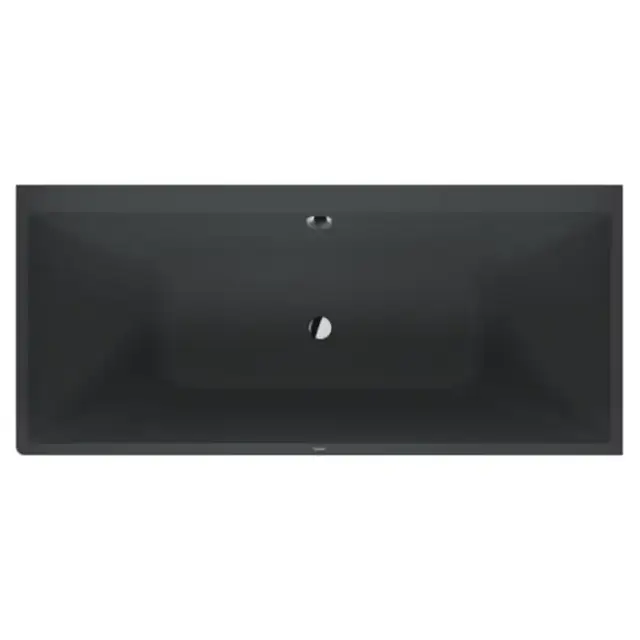 Duravit Vitrium Ванна встраиваемая 180x80см, Dx, с ножками, с2 наклонами для спины, прямоугольная, цвет: темно-серый матовый