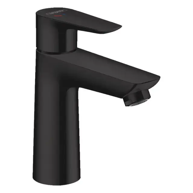 Hansgrohe Talis E Смеситель для раковины, 1 отв., цвет: черный матовый
