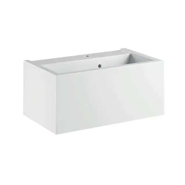Kerasan Kanaal Раковина подвесная, 80х46,5см., с 1 отв., цвет: белый глянцевый
