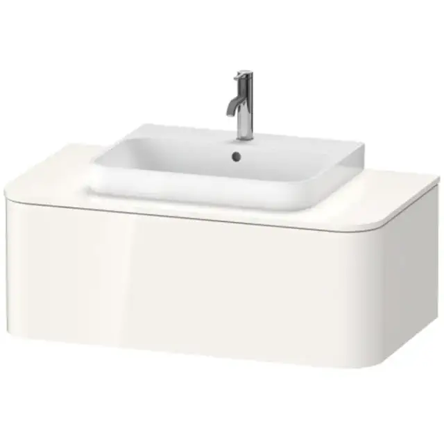 Duravit Happy D.2 Plus Тумба подвесная 100x55х35.4см, с раковиной и 1 ящиком, цвет: белый глянцевый
