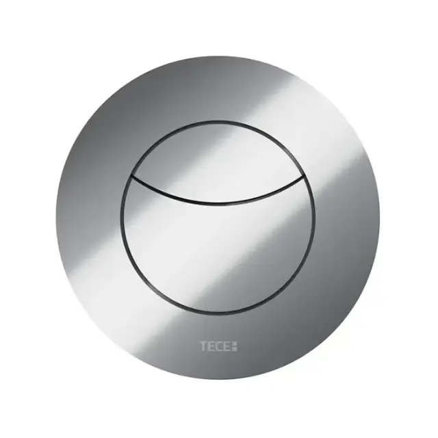 TECEflushpoint Панель смыва пневмо, 2 клавиши, круглая, цвет: хром глянцевый