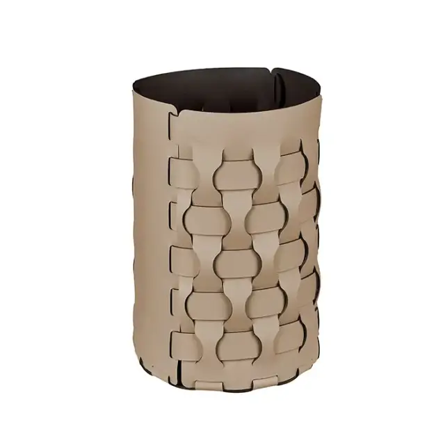 ADJ Корзина для мусора Dubai, D22xH35 см., цвет: капучино/шоколад