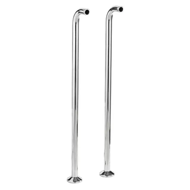 Nicolazzi Articoli vari Пара вертикальных крепежей для ванны, цвет: хром